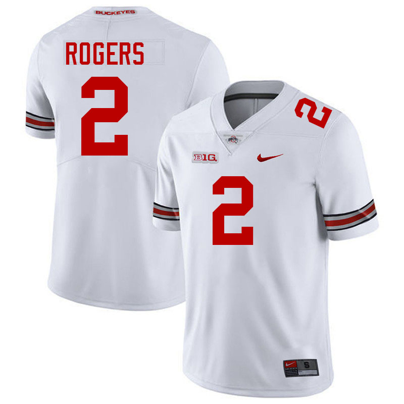 Anthony Rogers Ohio State Buckeyes Jersey College Football Uniforms-White